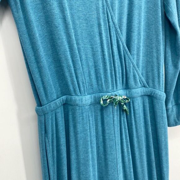 Roller Rabbit Agatha Jumpsuit Ribbed Pajamas One-Piece Drawstring Pockets Soft & - Picture 5 of 13